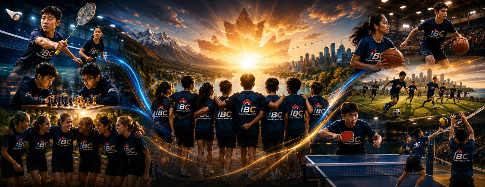 InspireBC Sports Club athletes in action